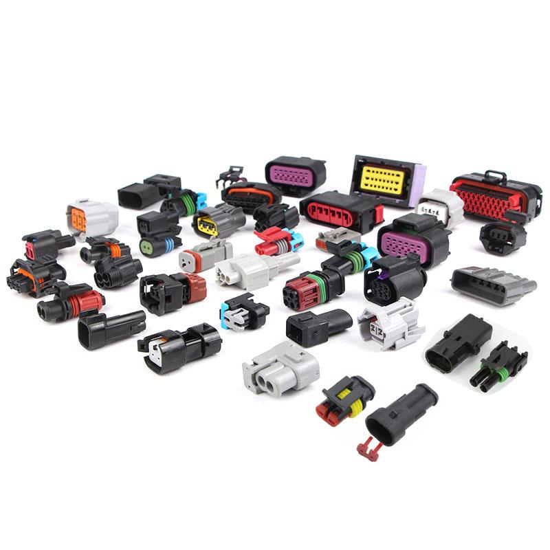 Factory Direct Sales Car Connectors 1/2/3/4/5/6/8/10/12Pin Male/Female Waterproof Auto Connector Wire Harness Electric Terminal