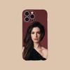 Anne Hathaway Mobile Phone Case for iPhone 17 16 15 14 13 12 11 X XR XS Air Pro Max Plus Mini Clear Colorful Cover Cover Pretty