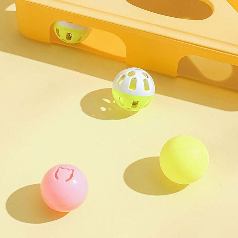 Plastic Pet Puzzle Track Toy Funny Cat Teasing Box Cat Exercise Toy  Boredom Relieving
