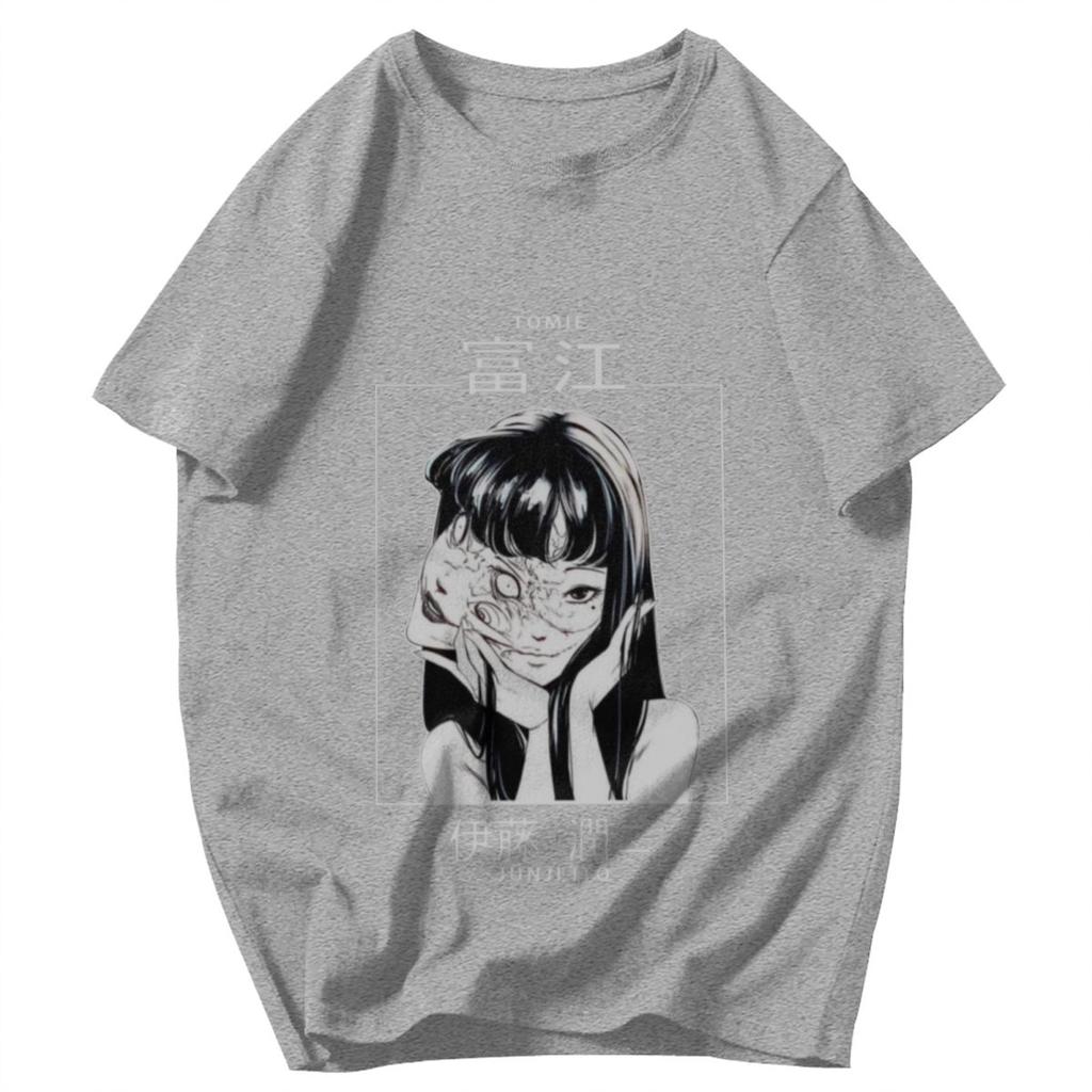 Herren T-Shirt Schönheit Tomie Junji Ito Horror Sommer Y2K Grafik-T-Shirts Unisex Kleidung T-Shirts