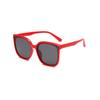 Children's Large Retro Silicone Polarized Sunglasses - UV Protection for Boys and Girls