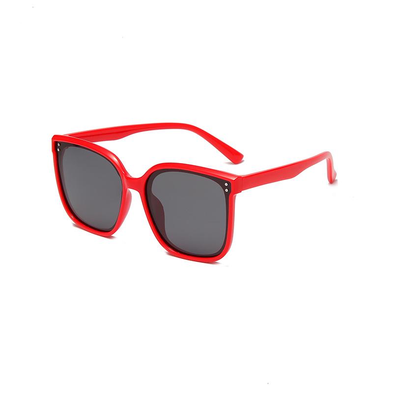 Children's Large Retro Silicone Polarized Sunglasses - UV Protection for Boys and Girls