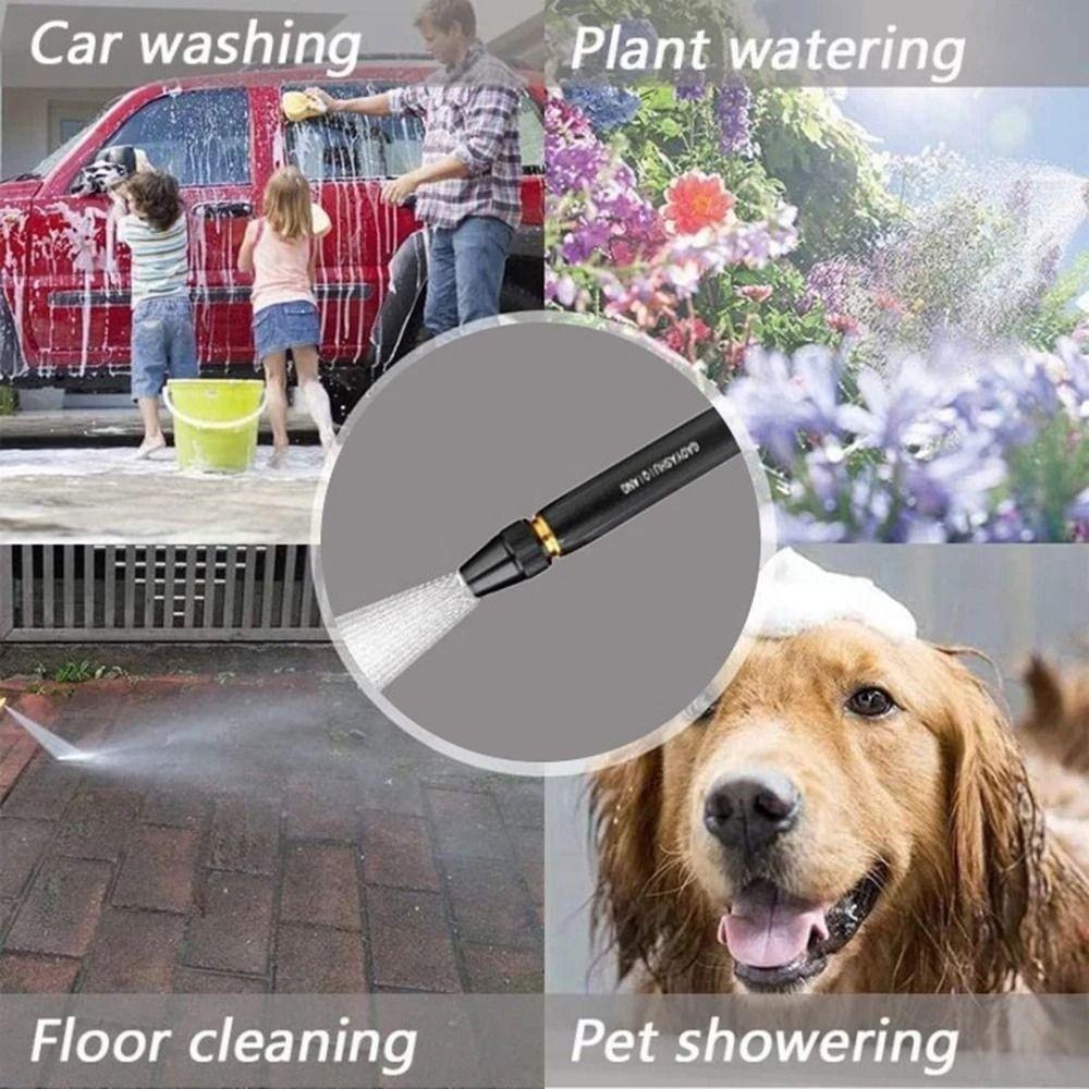 Portable Adjustable High-Pressure Sprinkler Multi-function Manual Hose Nozzle Water Spray Sprinkler Car Wash