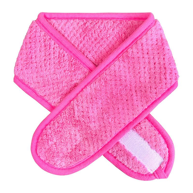 

1 шт. Мягкая и удобная повязка на голову для умывания, йоги, спа, нескользящая, широкая, регулируемая, для макияжа, резинки для волос, для ванны, душа розы красного