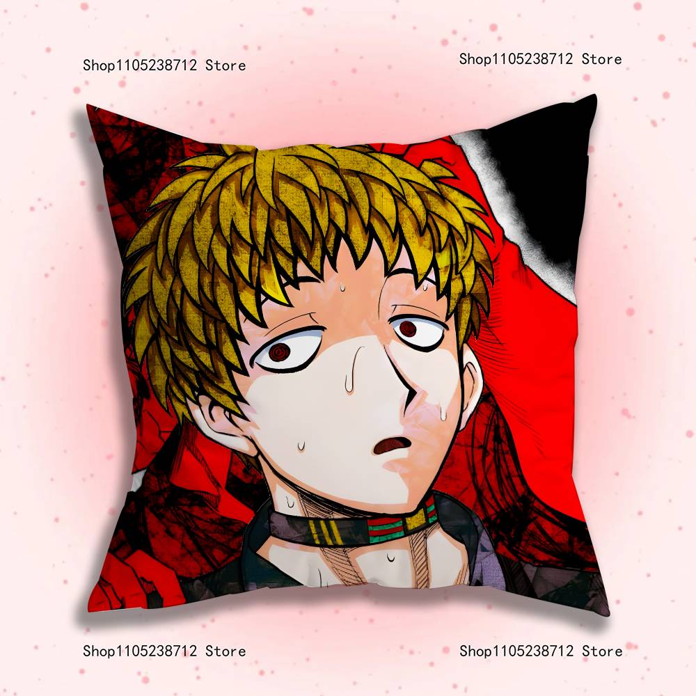 Game Y-Your T-Turn to D-Die Pillow Covers Cartoon Sofa Decorative Home Double-sided Printing Short Plush Cute Cushion Cover