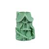 3D Castle Candle Mould Ornament Handmade Castings Molds Ancient Castle Silicone Molds Plasters Molds Craft Supplies