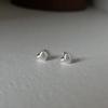 Matte Sensual Heart Stud Earrings