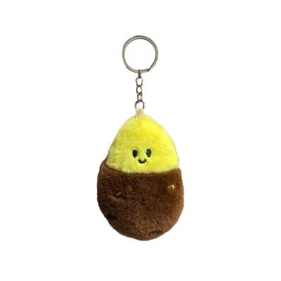 Cute Sweet Potato Plush Toy Keyring Kawaii Baked Sweet Potatoes Stuffed Pendant Backpack Hanging Charms Car Keychain Kid Gifts
