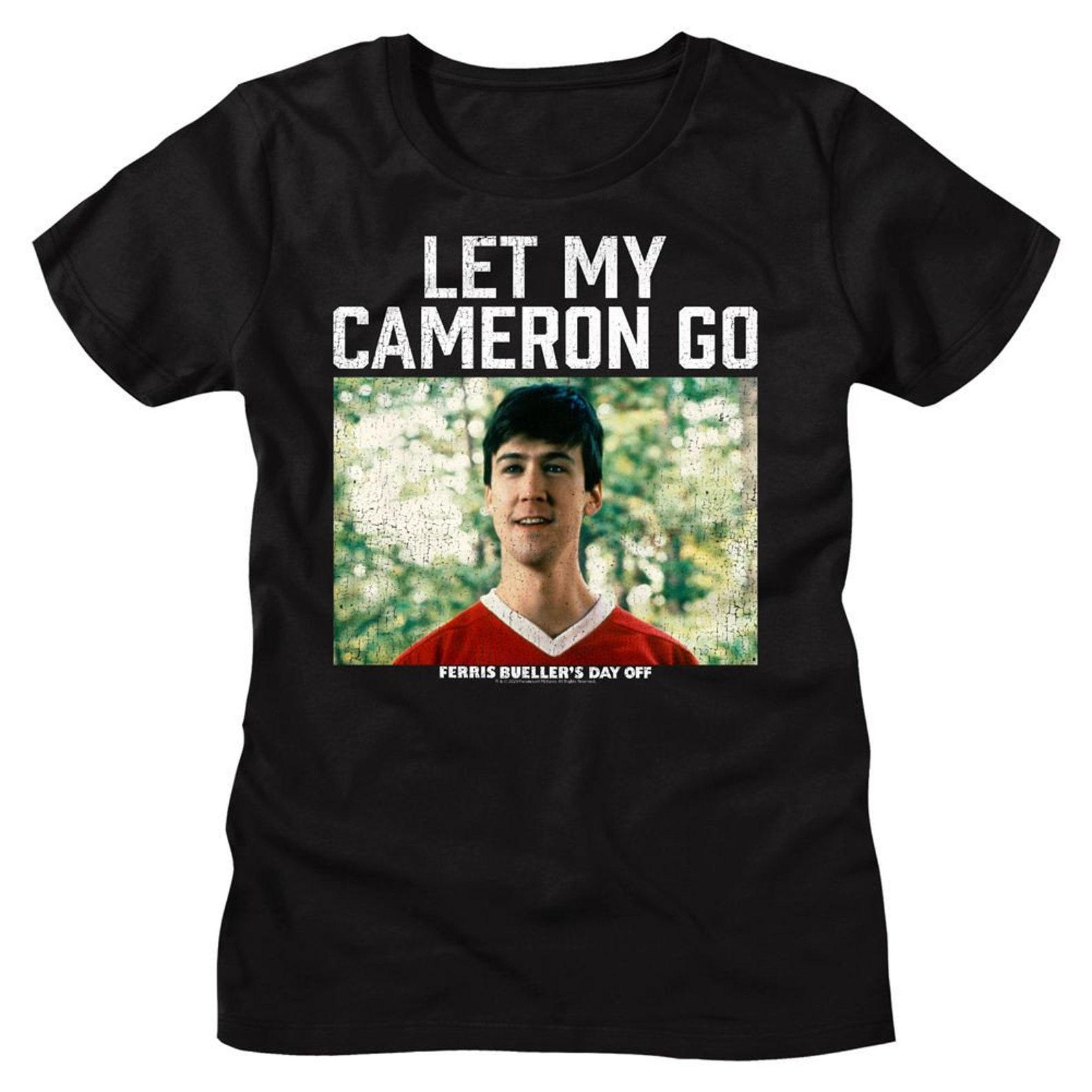 Ferris Beuller s Day Off Let My Cameron Go Black Women s T-Shirt 2XL