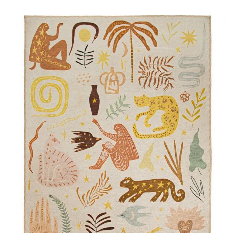 Soft Crystal Velvet Area Rug Living