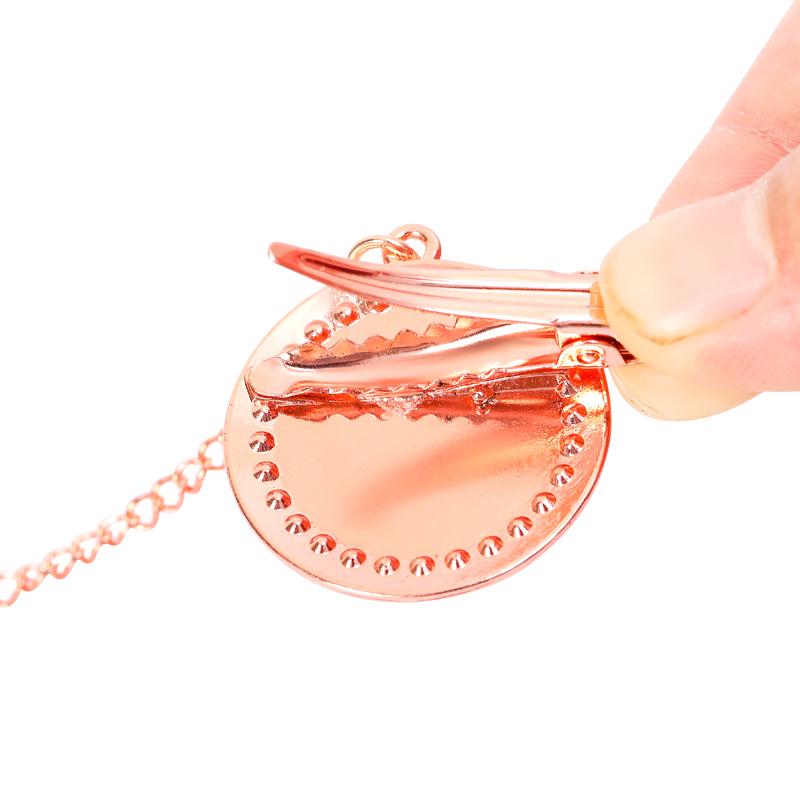 Rose Gold Alphabet Baby Pacifier with Dust Cover