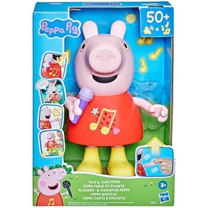 Poupée musicale - PEPPA PIG - Peppa Pig - 20 cm - 4 chansons - Interactivité avec sons