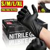 Disposable Latex Household Gloves Cleaning Rubber Working Gloves Black Nitrile Gloves for Mechanic Kitchen Nail Art Tools