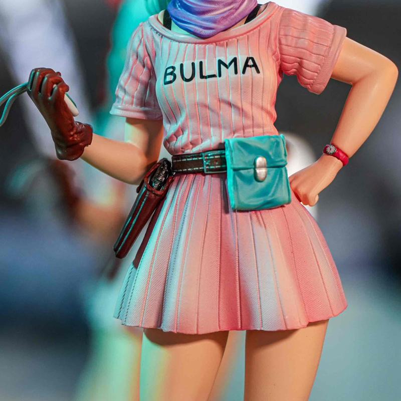30cm In Stock Jt Studio Bulma Figure Dragon Ball Anime Childhood Series Pvc Statue Collection Model Ornament Toy Round Sensory Compression Bouncy