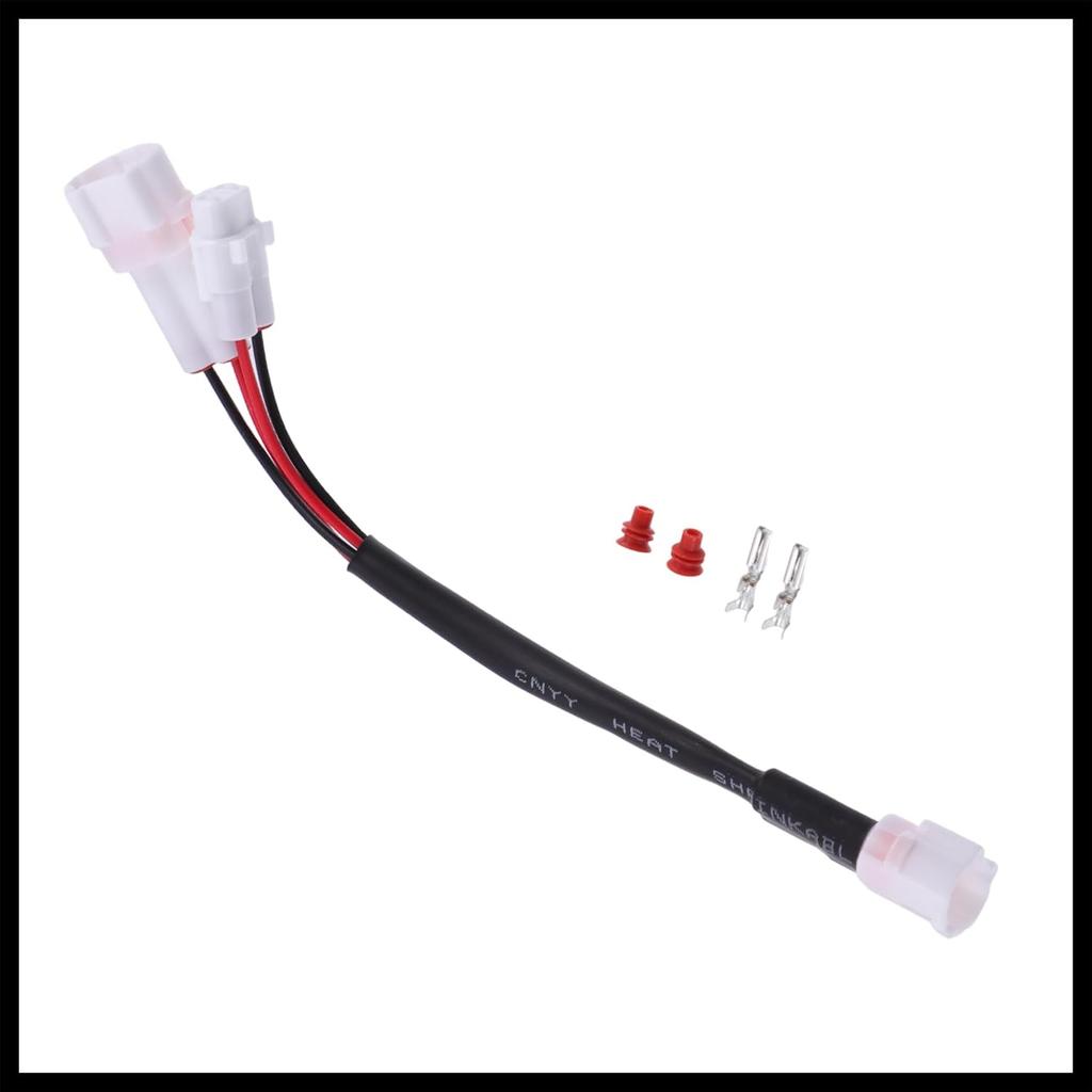 1 Set 12V Ignition Cable Key Keyed Power Connector Wiring Harness Pigtail Kit for Yamaha YXZ1000R 2016-2022-