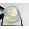 White Opal Blue Fire Natural 55+ Ct Cushion Cut Beautiful Certified Gemstone