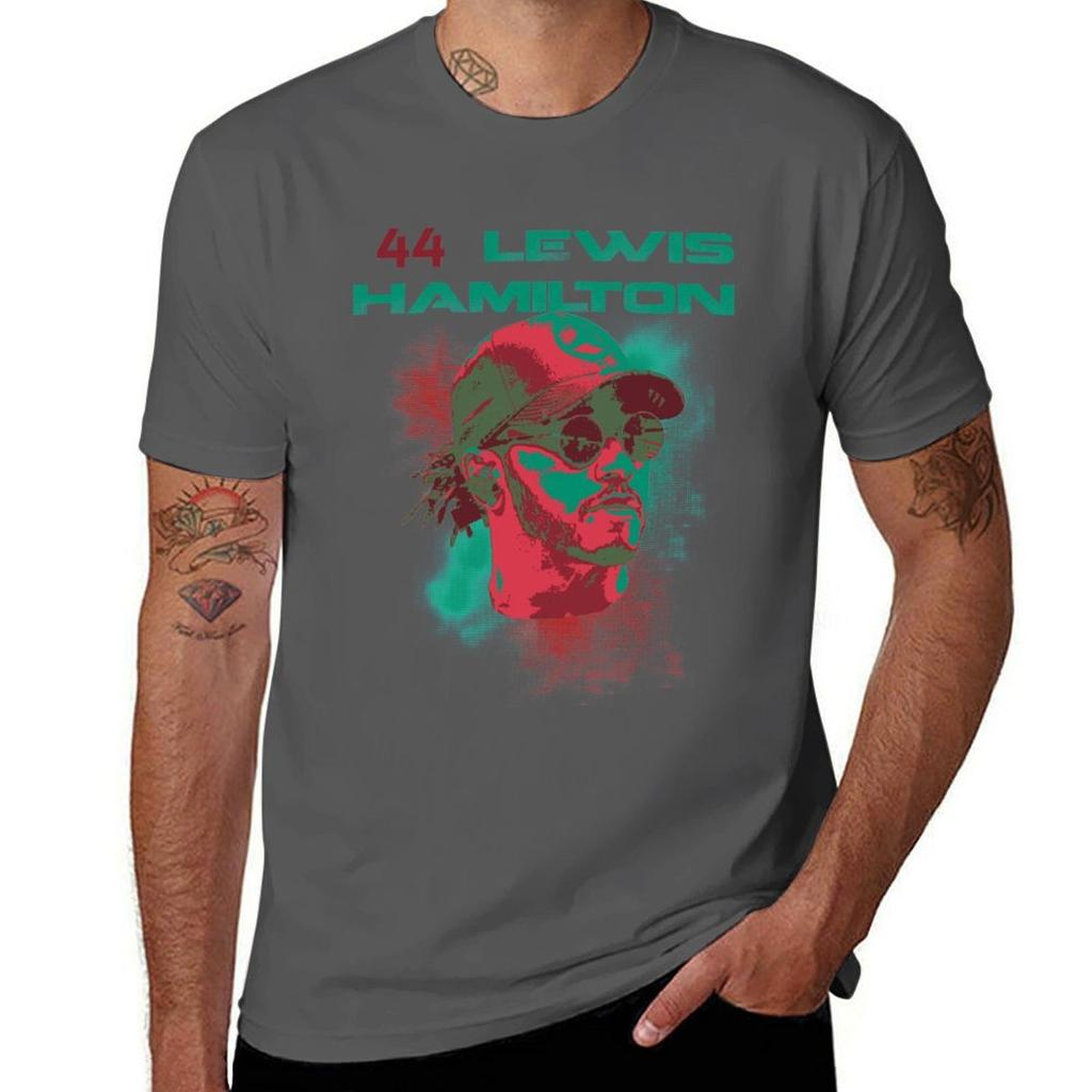 LH 44 T-Shirt Cotton Tshirt 100% Anime T Shirts Oversize T-Shirt