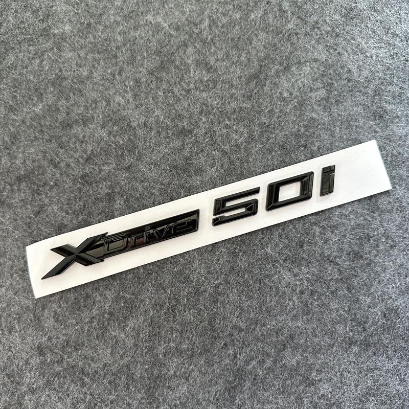 Compatible Side & Tail Badge for BMW X1, X3, X5, X6 xDrive Models: 20i, 28i, 30i, 35i, 40i