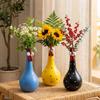 Colorful Dot Long Neck Chicken Vases Lifelike Flower Vase Ornament  Living Room Decor