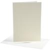 Creotime Cards and Envelopes 10.5 X 15 Cm 10 Sets Cream