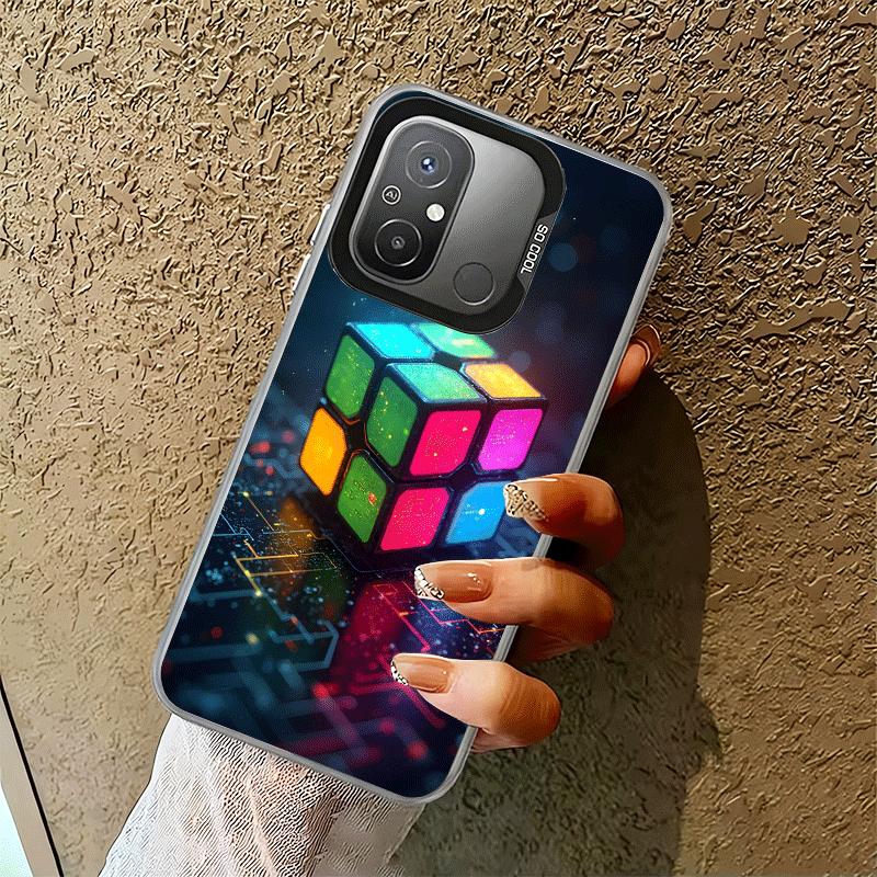 Rubik Cube Formula Spoofs Math Soft Phone Case for Xiaomi Redmi 15C 15 14C 13C 12C Poco X5 X6 X7 Pro X3 F8 F7 Ultra M8 13 12 Cov