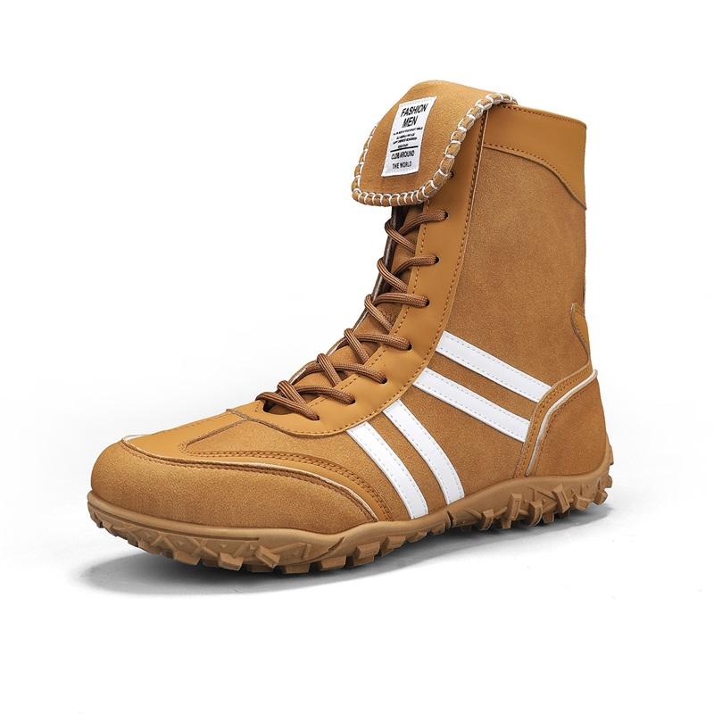 Men s high-top casual sports shoes, fashionable casual large-sized loafers, men s boots, work men s shoes 39