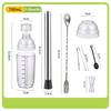 3PCS Cocktail Shaker Set with Scales Drink Shaker for Bartending and Home Bar Boba Tea Shaker Cup Drink Mixed Hand Shaker Tools