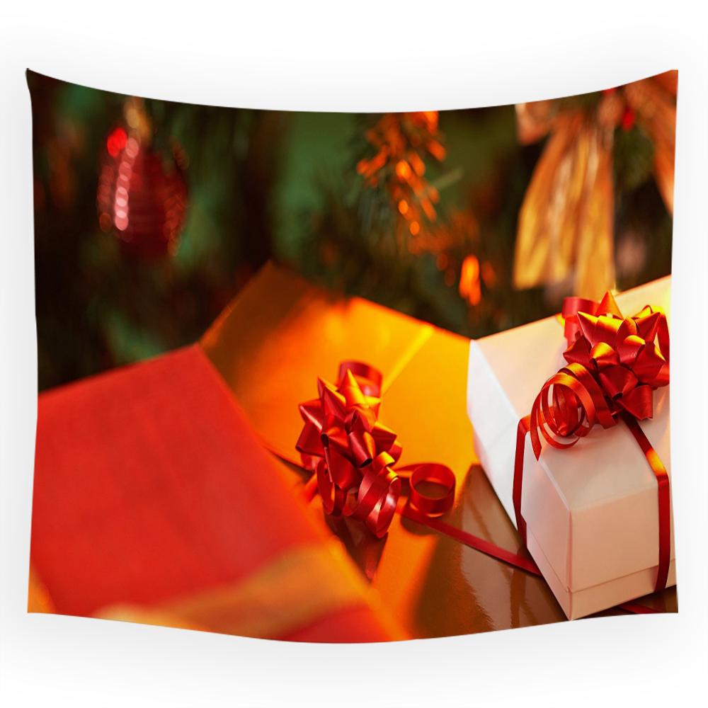 

Christmas gift home printing creative Christmas home decoration bedroom living room background decoration tapestry