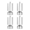 4x Sofa Legs Alloy Adjustable Heavy Duty Table Feet M10 Metal Furniture Legs for Bathroom Dining Table Wardrobes Couch Sofas