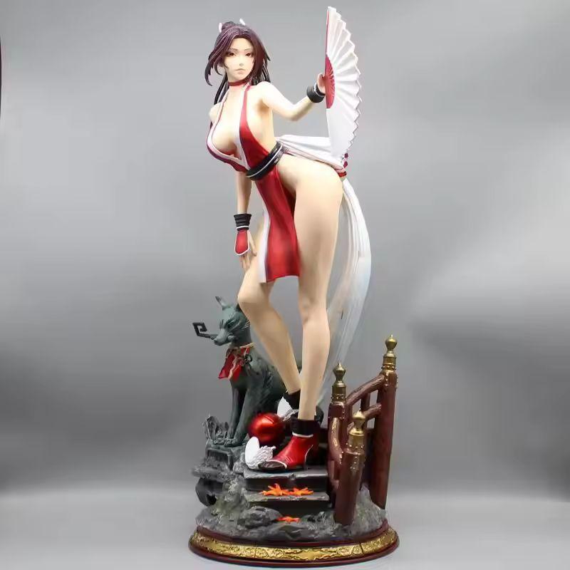 In Stock King Of Fighters 95 Series Mai Shiranui Figure Pretty Girl Statue Figurine Model Doll Collection Room Decoration Toys