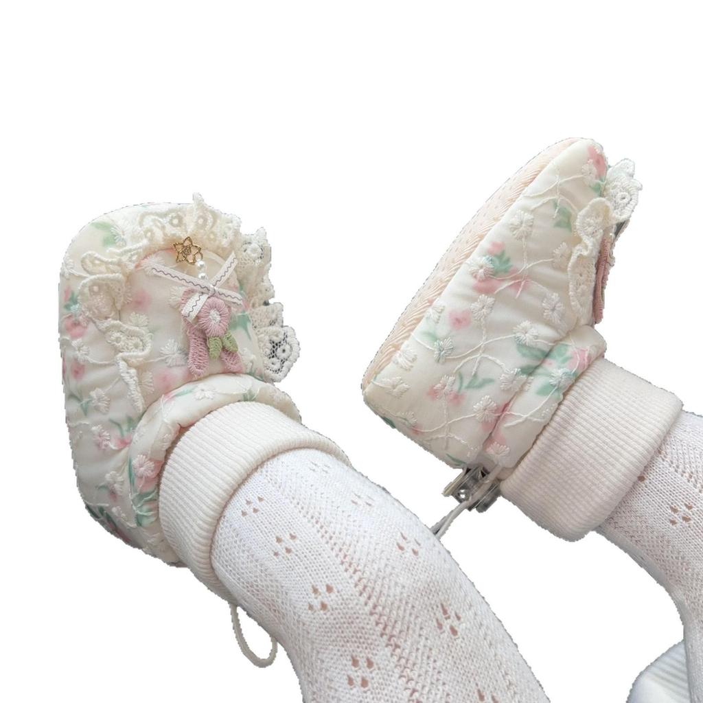 Baby Princess Anti-Slip Cotton Soft Sole Shoes for 3-12 Months
