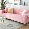 Sofa Cover All-Inclusive Sofa Cover Single Double Three-Seat Gold Velvet Sofa Slipcover Sand Solid Color Elastic Full