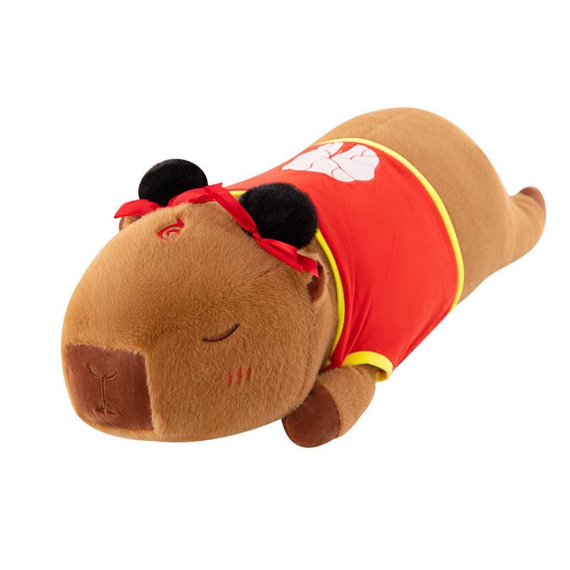 Originality Nezha Aobing Transforms Into Capybara Cartoon Plush Pillow Toy
