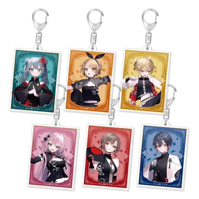 

39Culture 2023 EXTRA COSPLAY trading Acrylic key chain with glitter 1BOX/6 pieces
