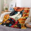 Cats  Print Flannel Blanket, High Quality Comfortable for All Seasons, Home Decor, Warmth and Comfort