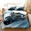 Anime DRAMAtical Murder Game Bedding Set Print single Comforter Quilt Bed Cover Duvet Cover Pillow Case 3 Pieces Kids Adult Size