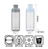 CB Japan LIMA Water Bottle with Aluminum Ideal for Outdoor and Protein Drinks 690, SANTECO, 690ml, Blue, Cold/Room Temperature, Tritan, BPA-Free,