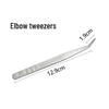 High-quality Thickened Stainless Steel Tweezers: Straight & Bent Tips, Sewing Clips, Needle & Thread Threading Tools