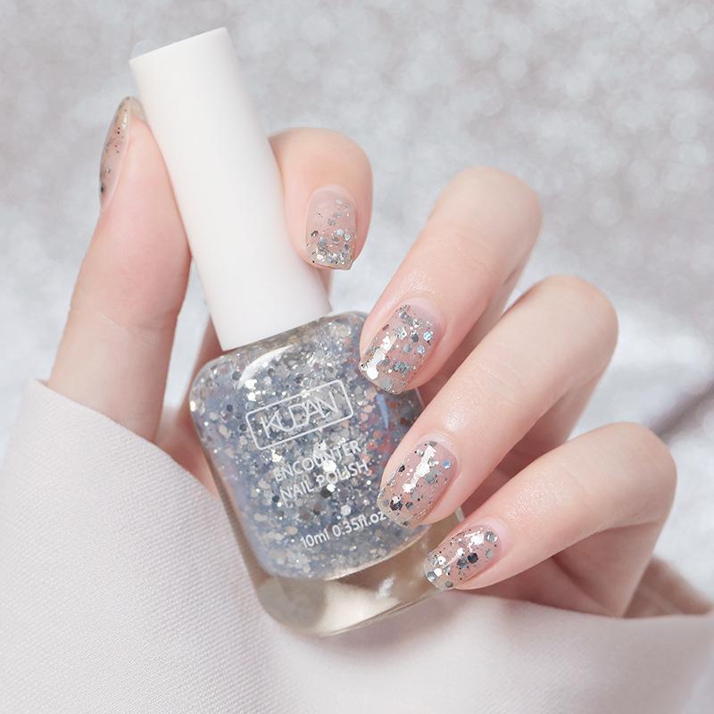 Water-based Nail Polish No-bake Quick-drying Long-lasting Peelable Nail Polish Odorless Nail Polish Quick-drying Nail Polish