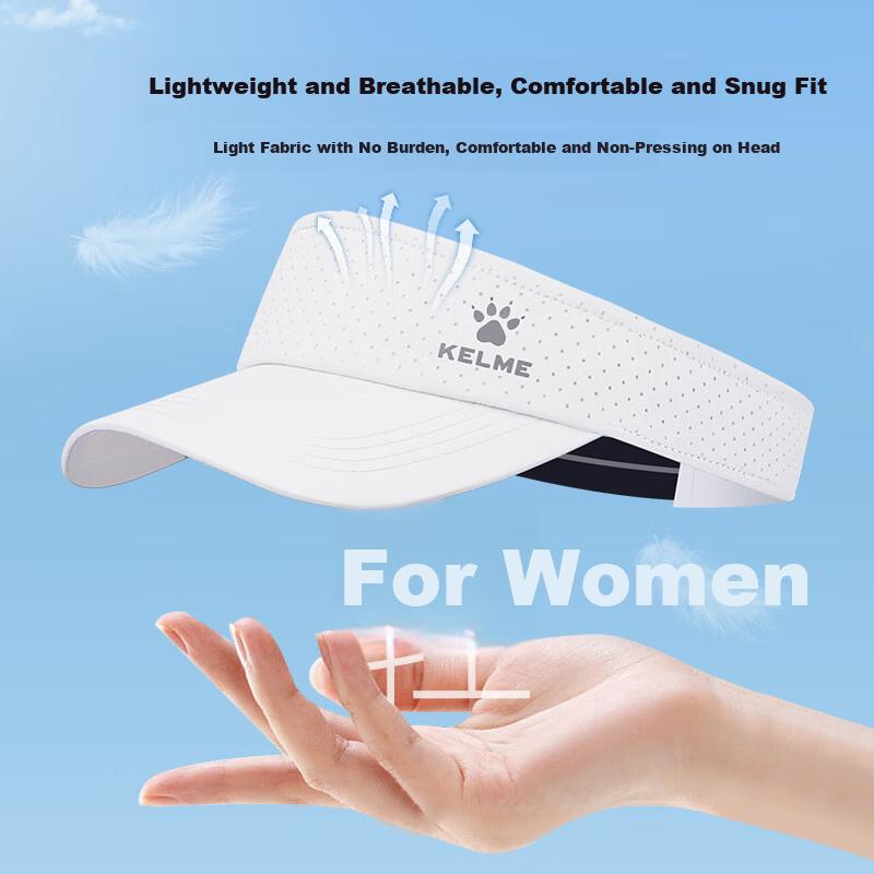 KELME Marathon Sports Quick-Dry Running Training Racing Cap Mesh Breathable Tennis Sunshade Sun Protection Hat