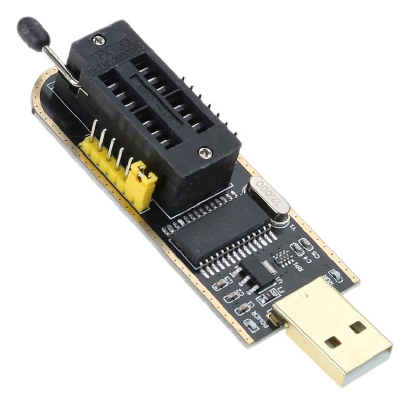 USB Programming Series Comprehensive Set for BIOS Flash Memory with SOP8 Test Clip and SOP8 SOIC8 to DIP8 Adapter