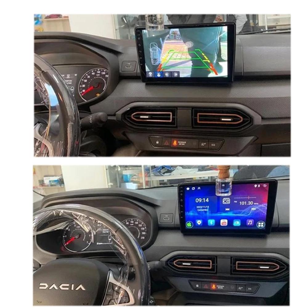 For Renault Sandero 2021 Car Radio Stereo Multimedia Video Player Navigation GPS CarPlay SWC 9" IPS DSP WIFI BT Android 14 Auto