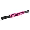 Pink Massage Stick Plastic Roller Full Body Massager for Deep Tissue Relaxation Blood Circulation Relief Stick