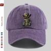Pc Western Style Smoker Skull Print Baseball Cap with CowboyStyle Printed Design Sun Hat Comfortable and Lightweight Trucker