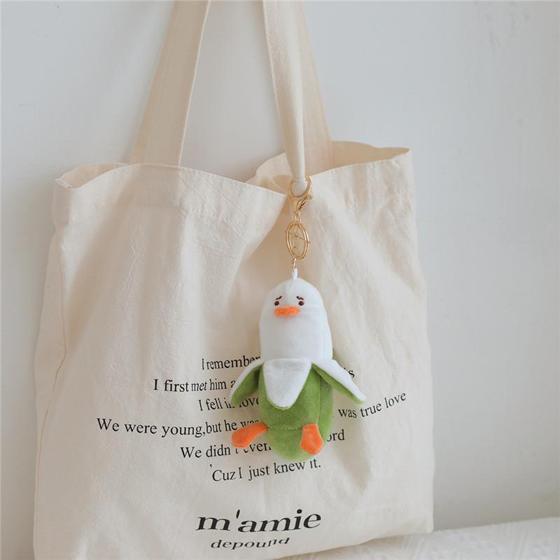 Banana Duck Plushie Cartoon Animal Soft Toy For Girls Kids Gift