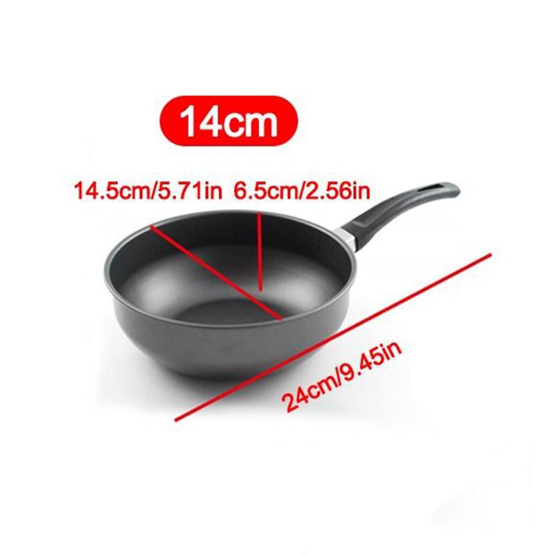 

Soup Pot Frying Pan Mini Cooking Omelette Pans Non-stick Iron Pancake Egg Fryer With Long Handle Wok Frying Pan Kitchen Gadgets