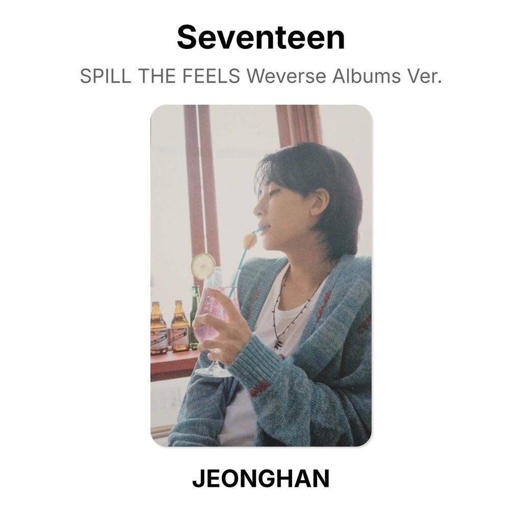 Seventeen SPILL THE FEELS Weverse Albums Ver. Official Photocard