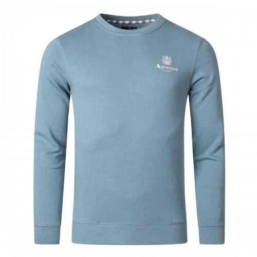Aquascutum Mens Small Logo Active Sweatshirt