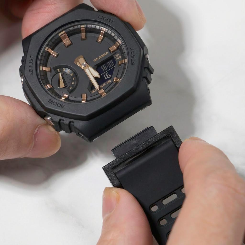 16mm Gumowy Adapter Paska Zegarka do Casio G-Shock GA-110/100/120 GD-100/110/120 DW-5600 GW-M5610 zmodyfikowane akcesoria złącza