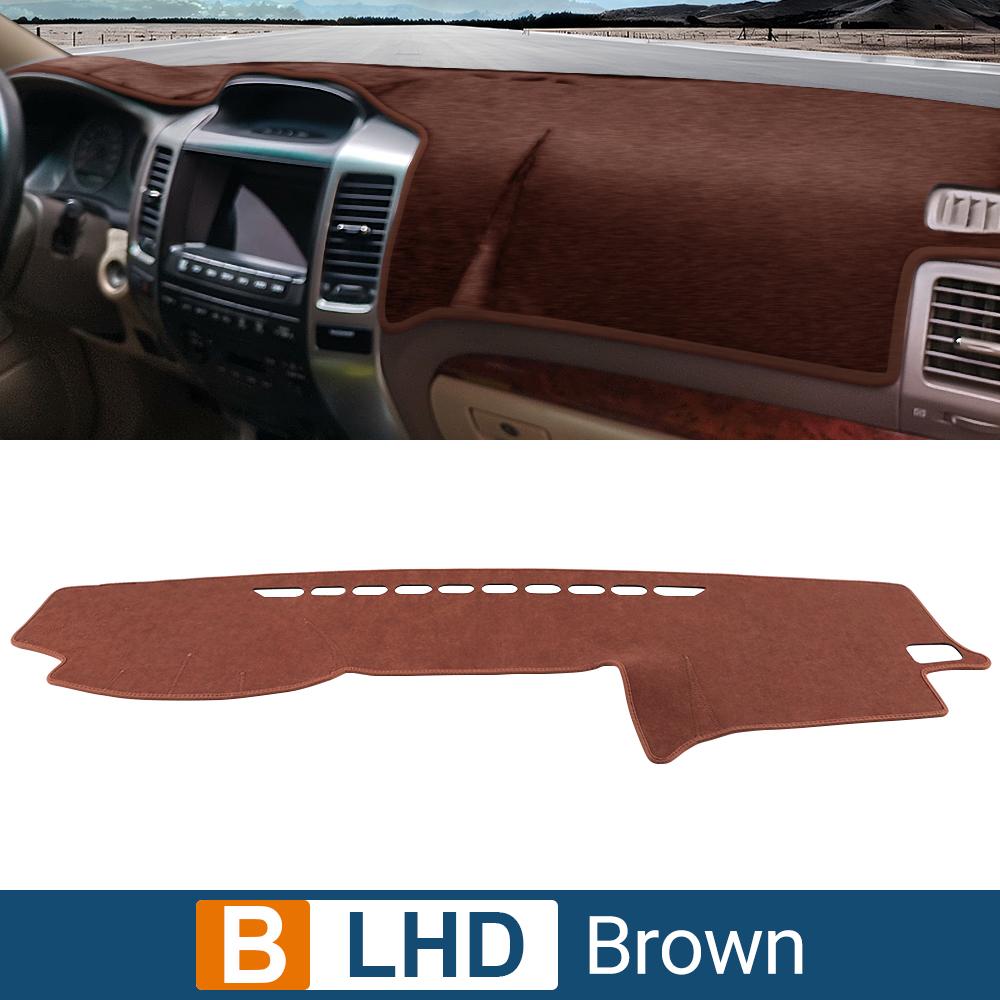 For Toyota Land Cruiser Prado 120 J120 2003-2006 2007 2008 2009 Car Dashboard Cover Avoid Light Pad Anti-UV Carpets Non-Slip Mat